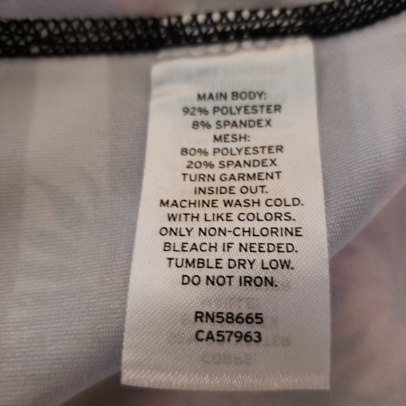 Zella Women's Flower Print, Stripes  Leggings - Picture 5 of 7